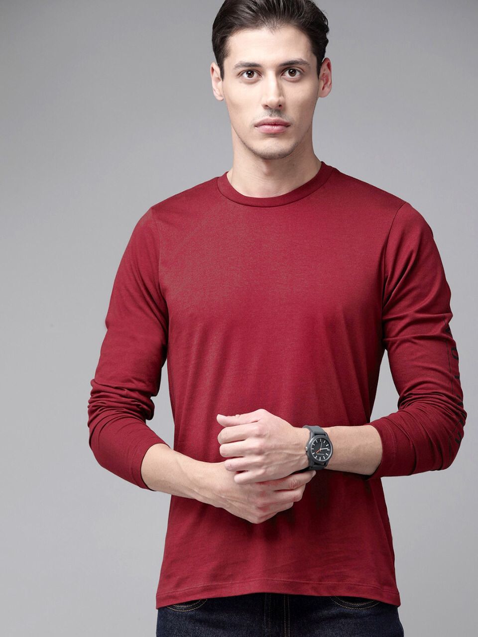 Men Plain Fancy Regular Wear Wholesale Tshirt Latest Collection